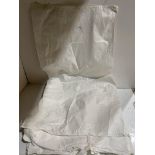 50 x white large woven polypropylene sacks heavy duty - ideal for garden waste rubble/sand/builders