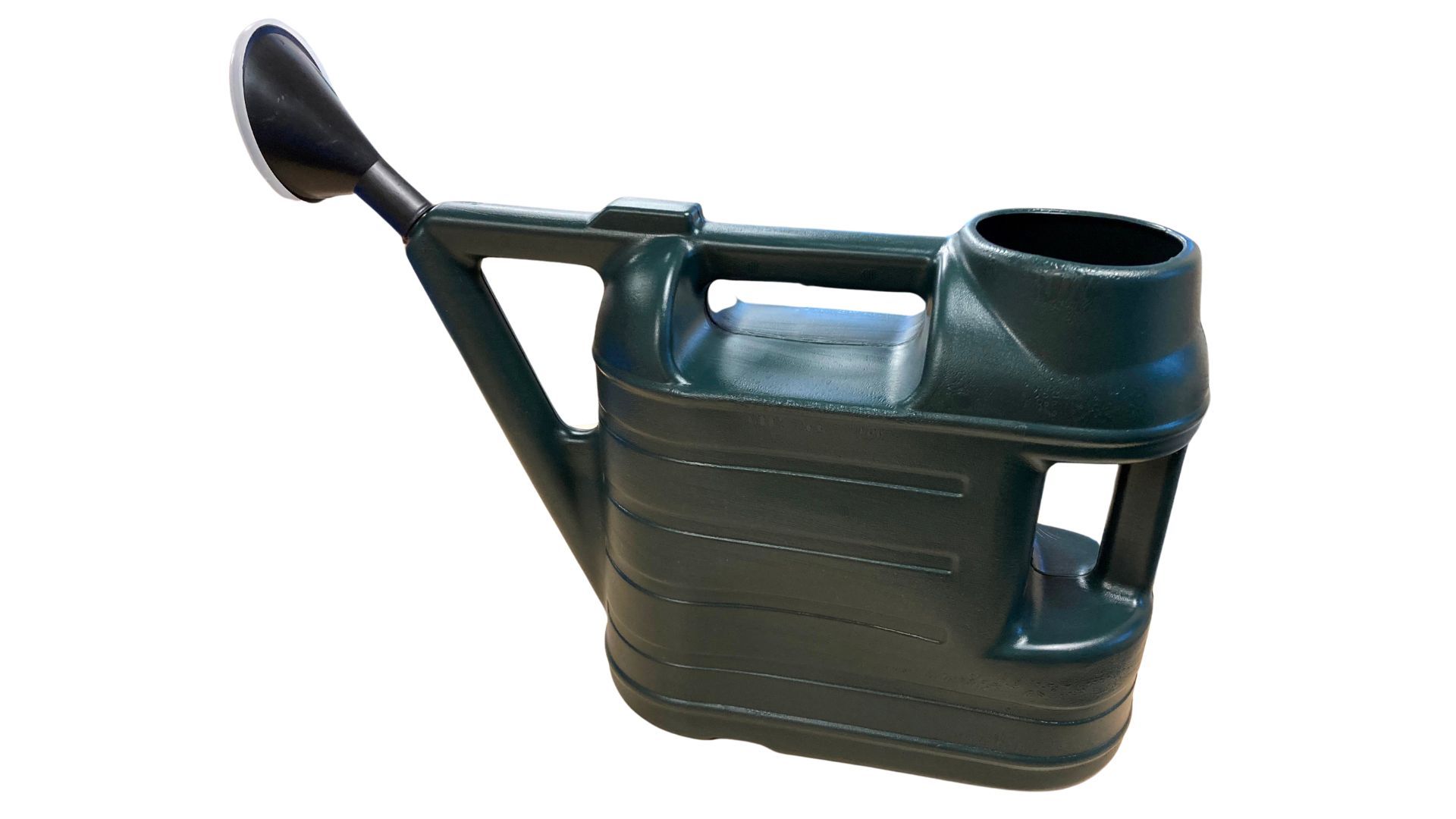 32 dark green 6½ litre watering cans with detachable rose heads (4 x outer packs) (saleroom