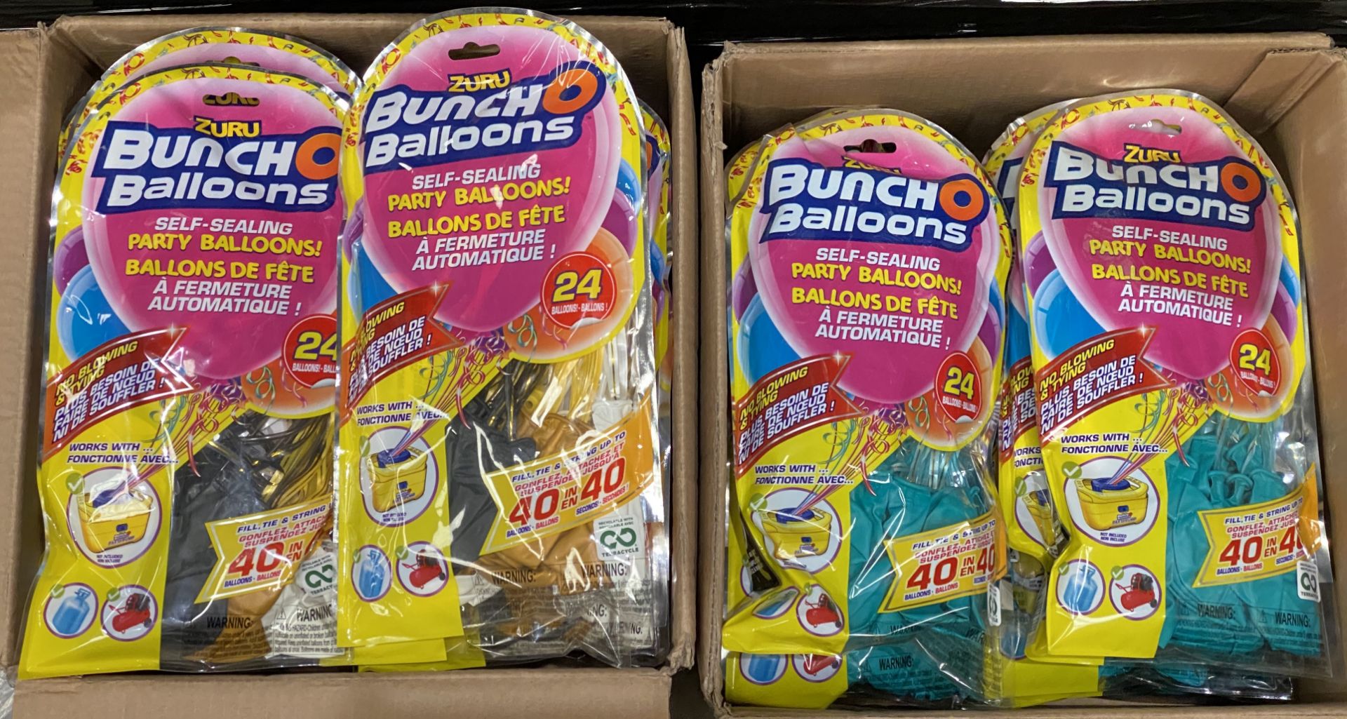 52 x packs of Zuru Bunch O Balloons - each pack contains 24 x self sealing balloons for use with - Image 3 of 3