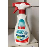 60 x 380ml NUK Hygiene baby-safe sprays (expired: 04/24) (6 x outer boxes) (saleroom location: