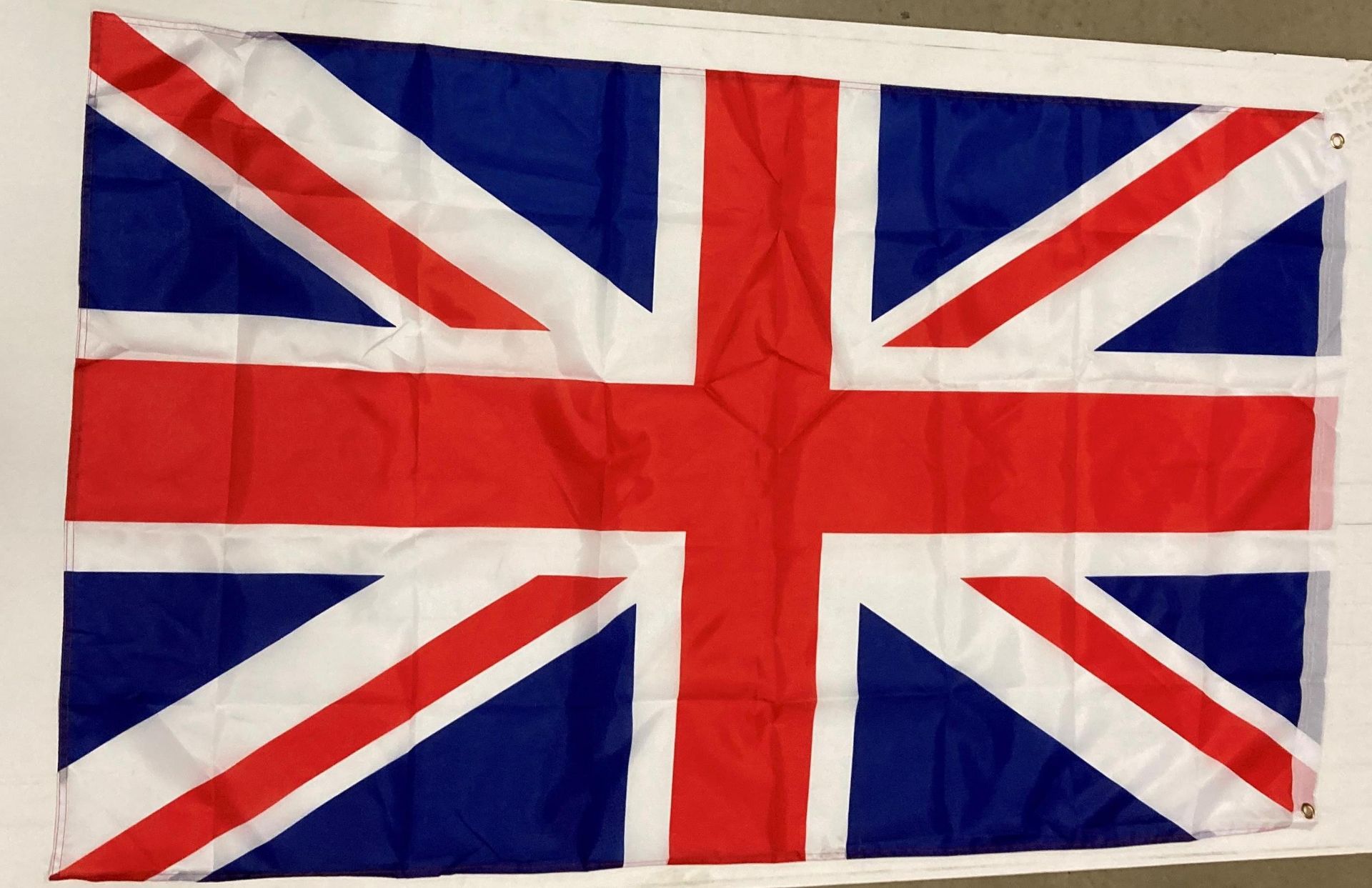 Approximately 70 x Union Jack flags/table cloths, - Image 2 of 2