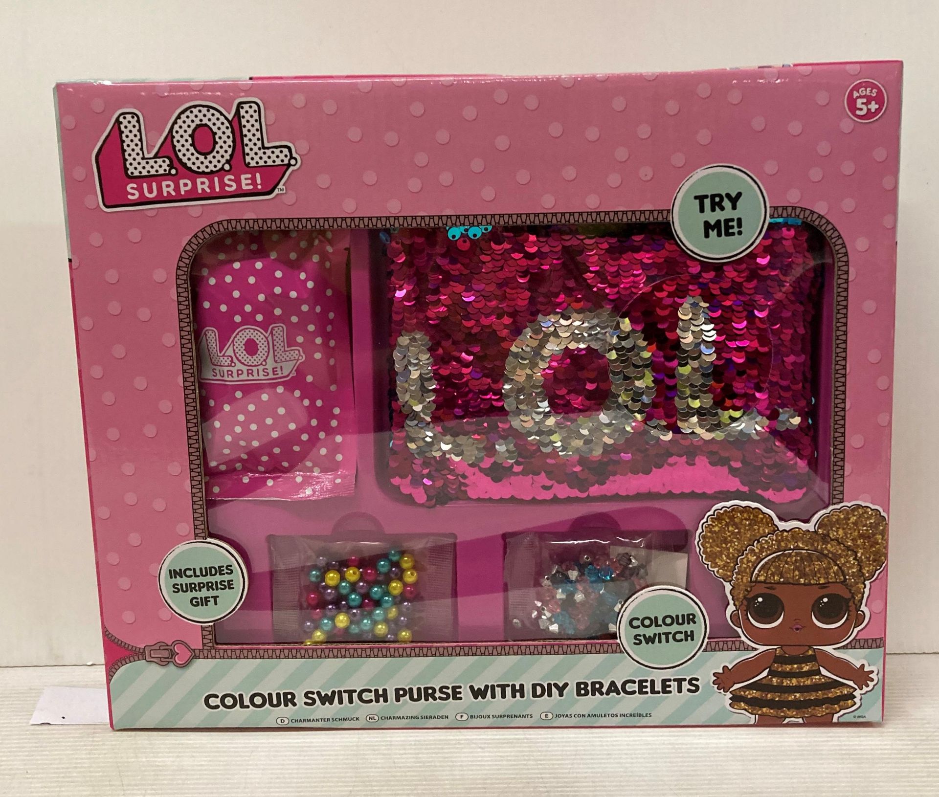 7 x LOL Surprise colour switch purse & DIY bracelet sets (saleroom location: L05) Further