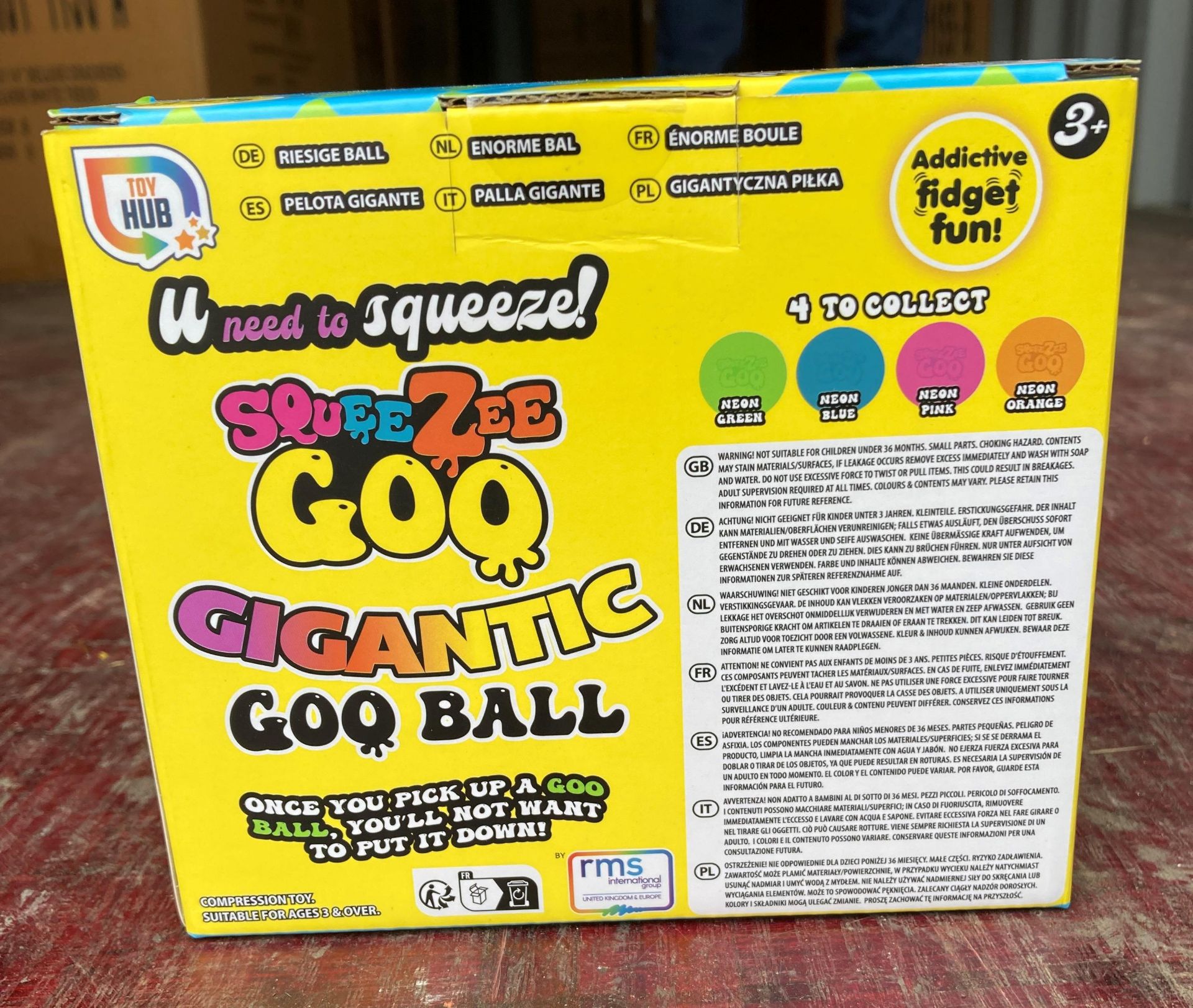 12 x Gigantic Goo squeeze balls/fidget toys (1 x outer box) (saleroom location: container 7) - Image 3 of 4