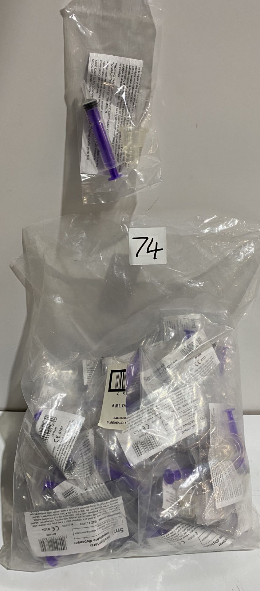 40 x Oral medicine fluids dispenser syringes with bottle adapter - Exp Feb 2028
