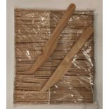 1 x large box of catering packs of wooden knives,