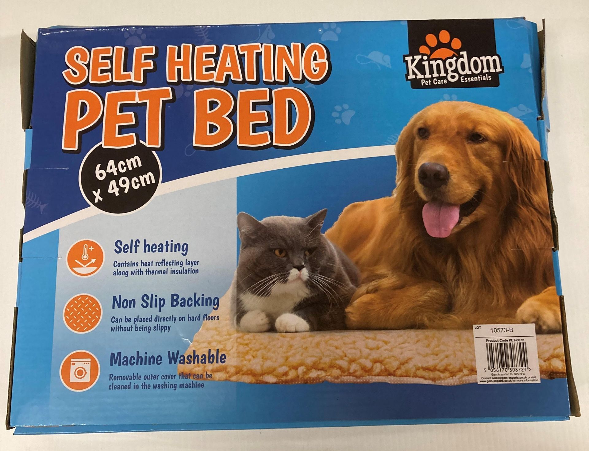 6 x boxed Kingdom self-heating pet beds (saleroom location: M05) Further Information