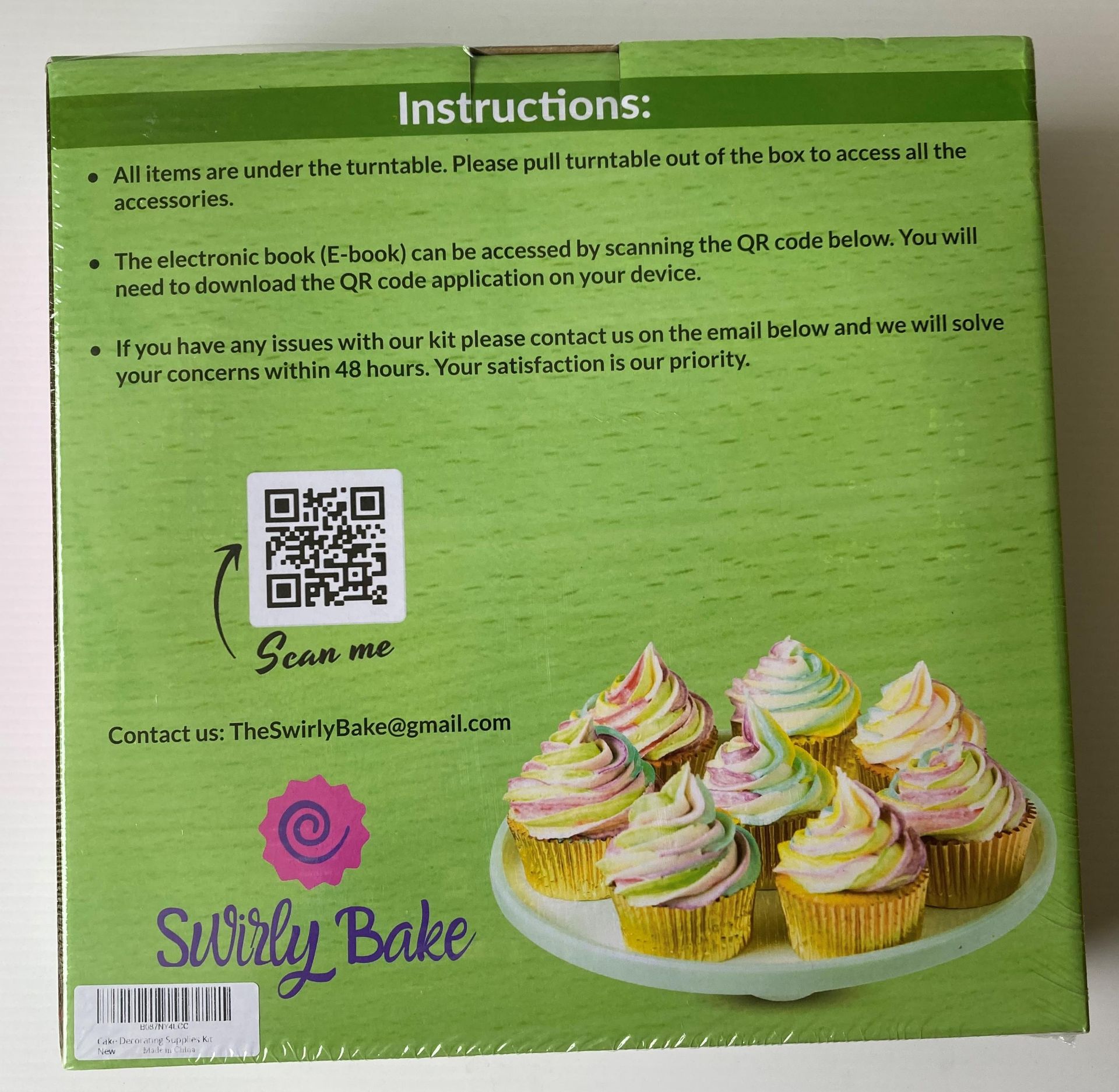 16 x Swirly Bake Cake Decorating Kits (E-book included) (1 x outer box) (saleroom location: - Image 2 of 3