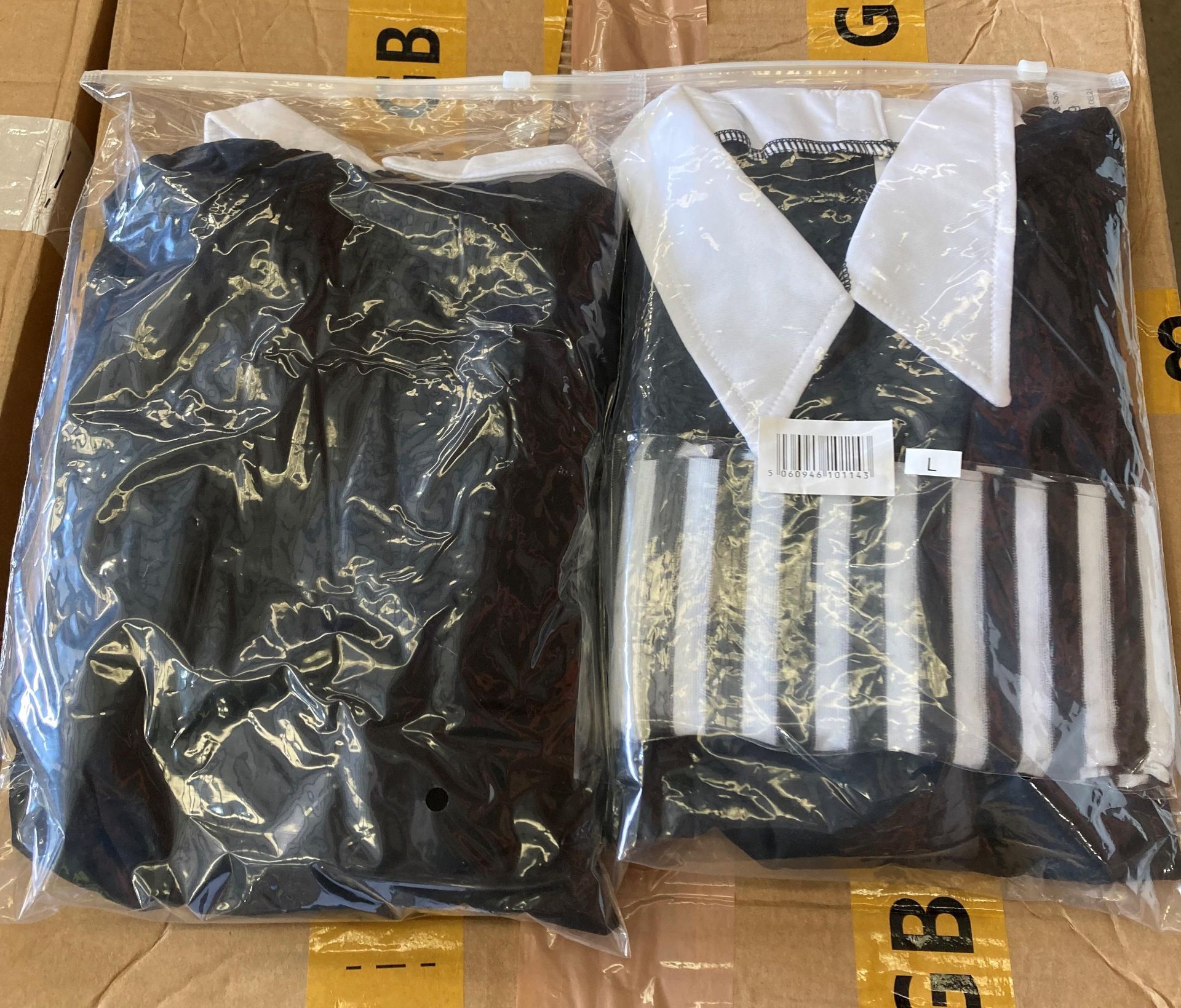 Contents to box - approximately 50 x Wednesday Addams fancy dress costumes,