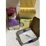 6 x boxes of 10 sets A4 12 part bright dividers, 8 x multipurpose expanding file,