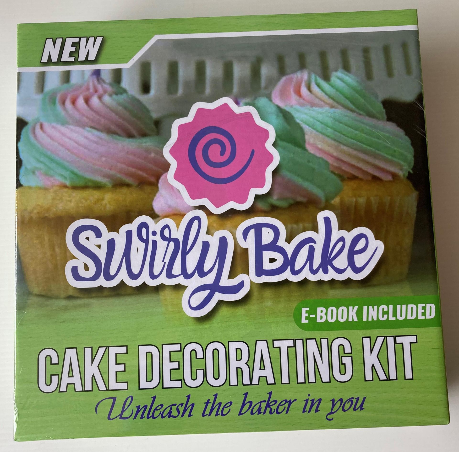16 x Swirly Bake Cake Decorating Kits (E-book included) (1 x outer box) (saleroom location: