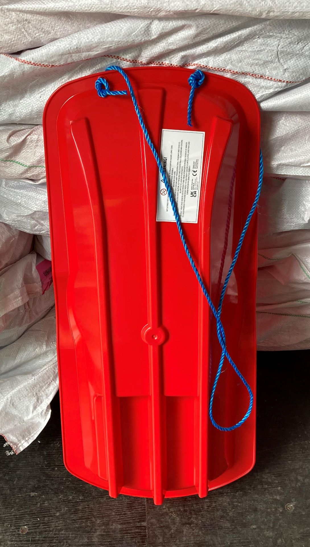 20 x Asra Alpha children's sledges - red (2 x sacks) (saleroom location: container 9) - Image 2 of 4