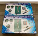 2 x 27" Power Play Table Top Pool Nets (boxed) (saleroom location: MA2) Further