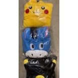 Contents to box - 9 x assorted Wanziee onesies in various styles and sizes - Pikachu,