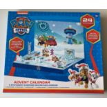 36 x Paw Patrol Advent Calendars with a stationary surprise behind each window (2 x outer boxes)