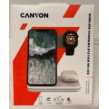 10 x Canyon wireless charging stations (model: WS-303) compatible with apple watch, iPhone,