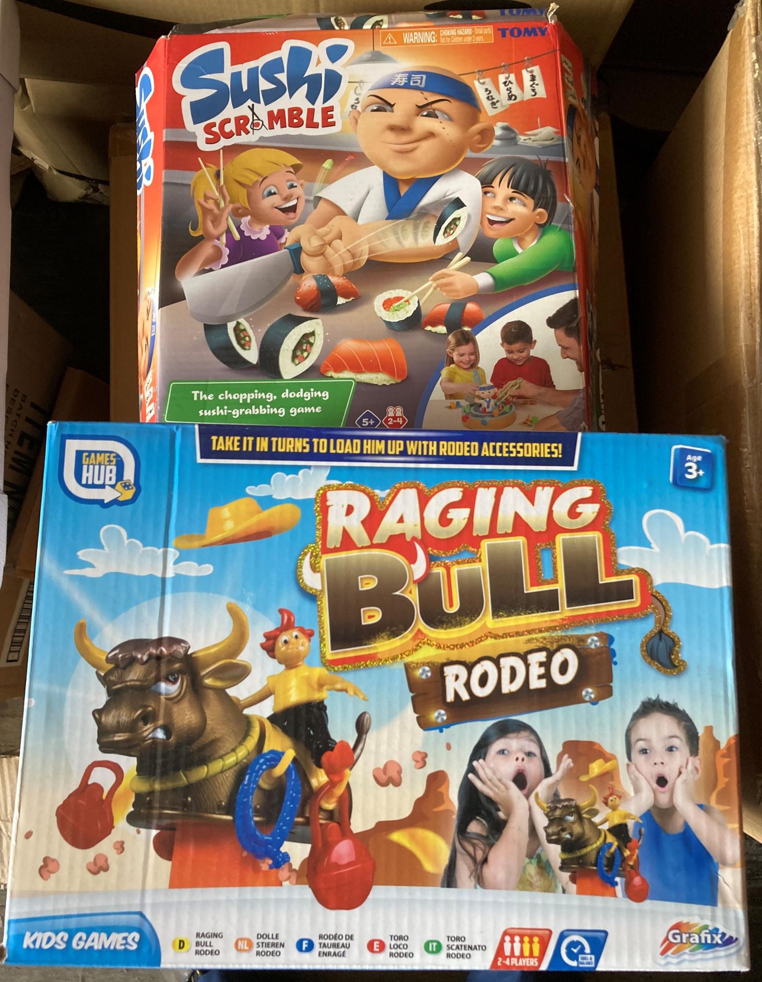 5 x assorted games - Raging Bull Rocker,