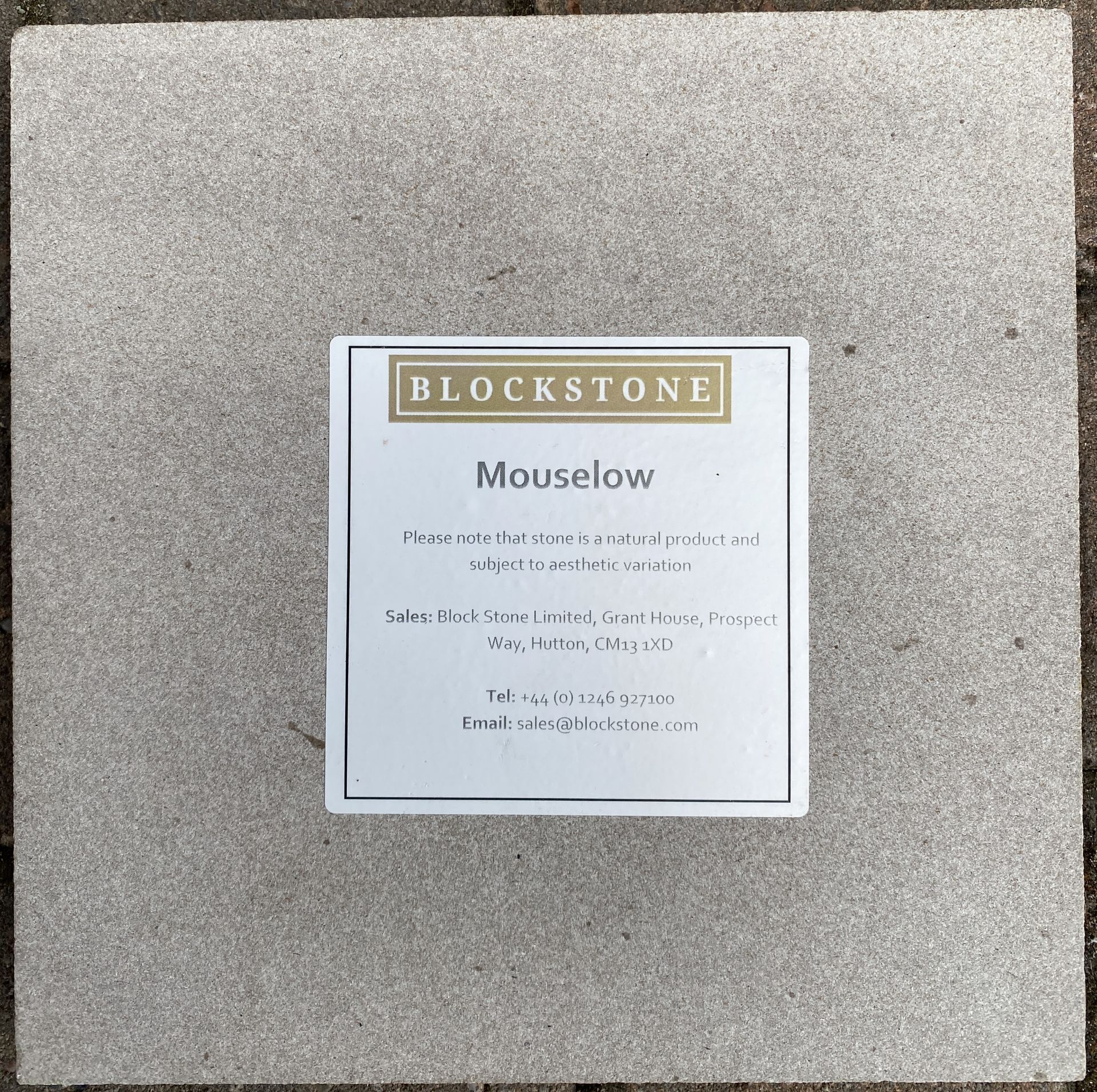 Contents to 3 pallets of BLOCKSTONE MOUSELOW NATURAL SANDSTONE, RUBBED FINISH FACING/PATIO STONE. - Bild 7 aus 8