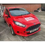 FORD FIESTA 3 DOOR VAN - Petrol - Red. On the instructions of: HMRC. Registration No: DE14 LZD.