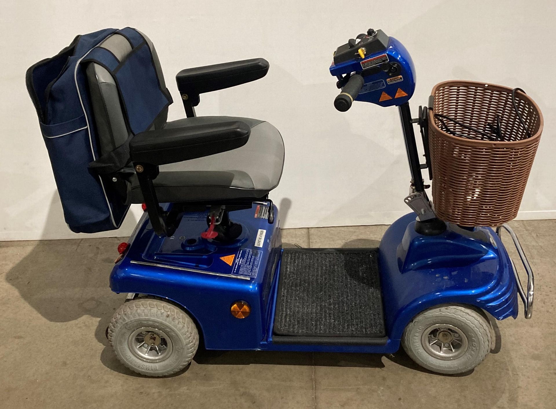 PATHMASTER MOBILITY SCOOTER in blue, complete with key, charger,