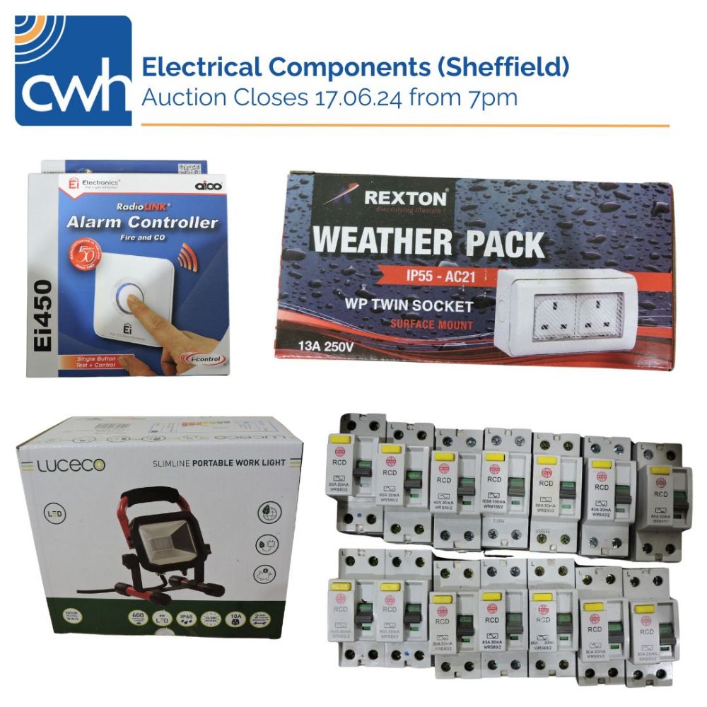 Electrical Components (Sheffield) – LED Lights, Panels and Strip Lighting, Distribution Boards, RCBOs, MCBs, etc