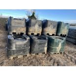 10 x Harvey Water 550 L water butts c/w 6 nipple drinkers and frames