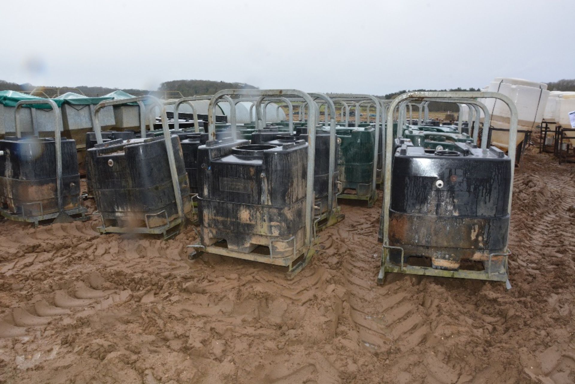 10 x Harvey Water 550 L water butts c/w 6 nipple drinkers and frames - Image 2 of 2