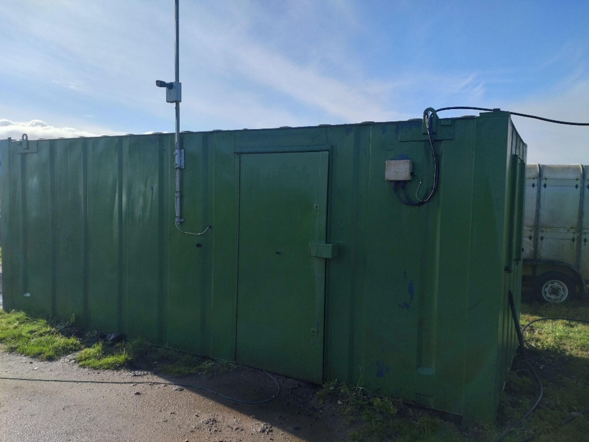 Staff Container c/w sink unit and separate store