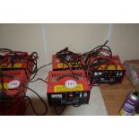 3 x Maypole battery chargers