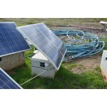 Solar Energisers - comprises heavy duty galvanised case c/w solar panel,