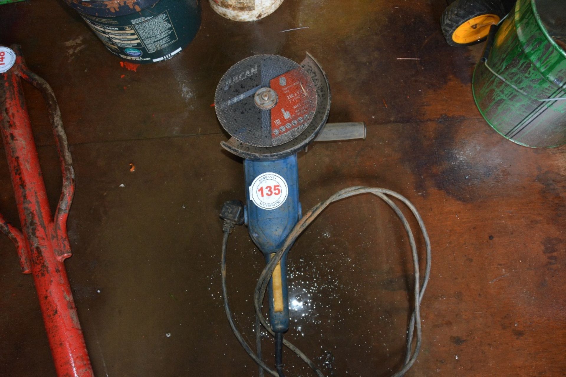 9" angle grinder