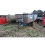 Bunning 10tonne tandem axle hydraulic tipping dump trailer