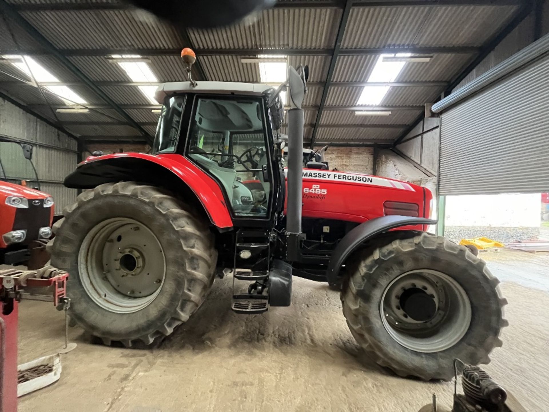 2004 Massey Ferguson 6485 Dynashift 4wd tractor, reg AU04 HUK, - Image 8 of 17