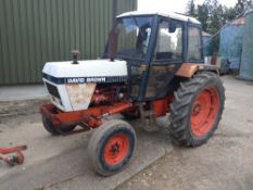 1981 David Brown 1390 WCL 562X 2wd tractor, 13.9 R 38 rear wheels and tyres, 7.
