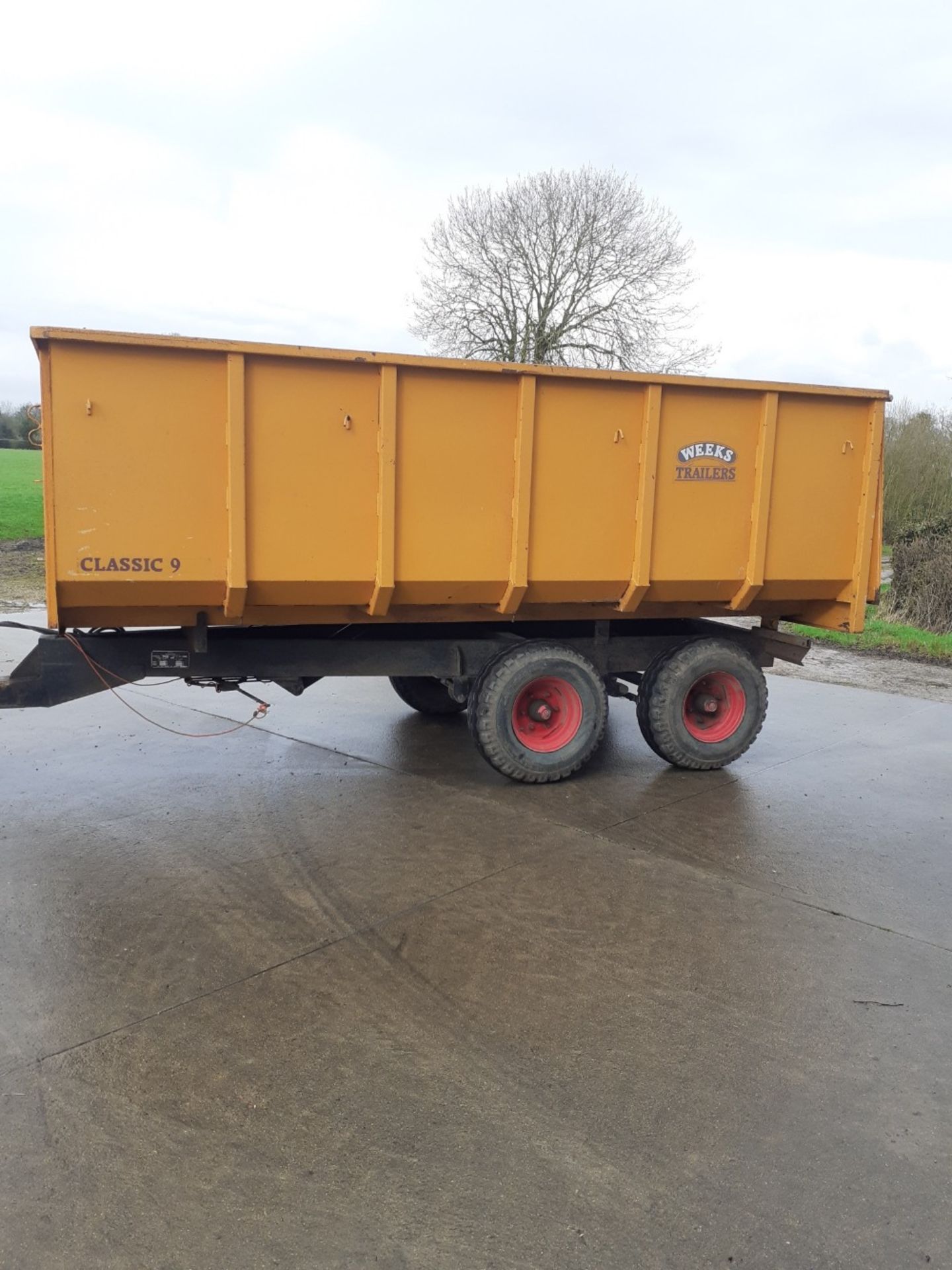 Weekes 9 tonne classic trailer, on our farm since new, - Image 3 of 5