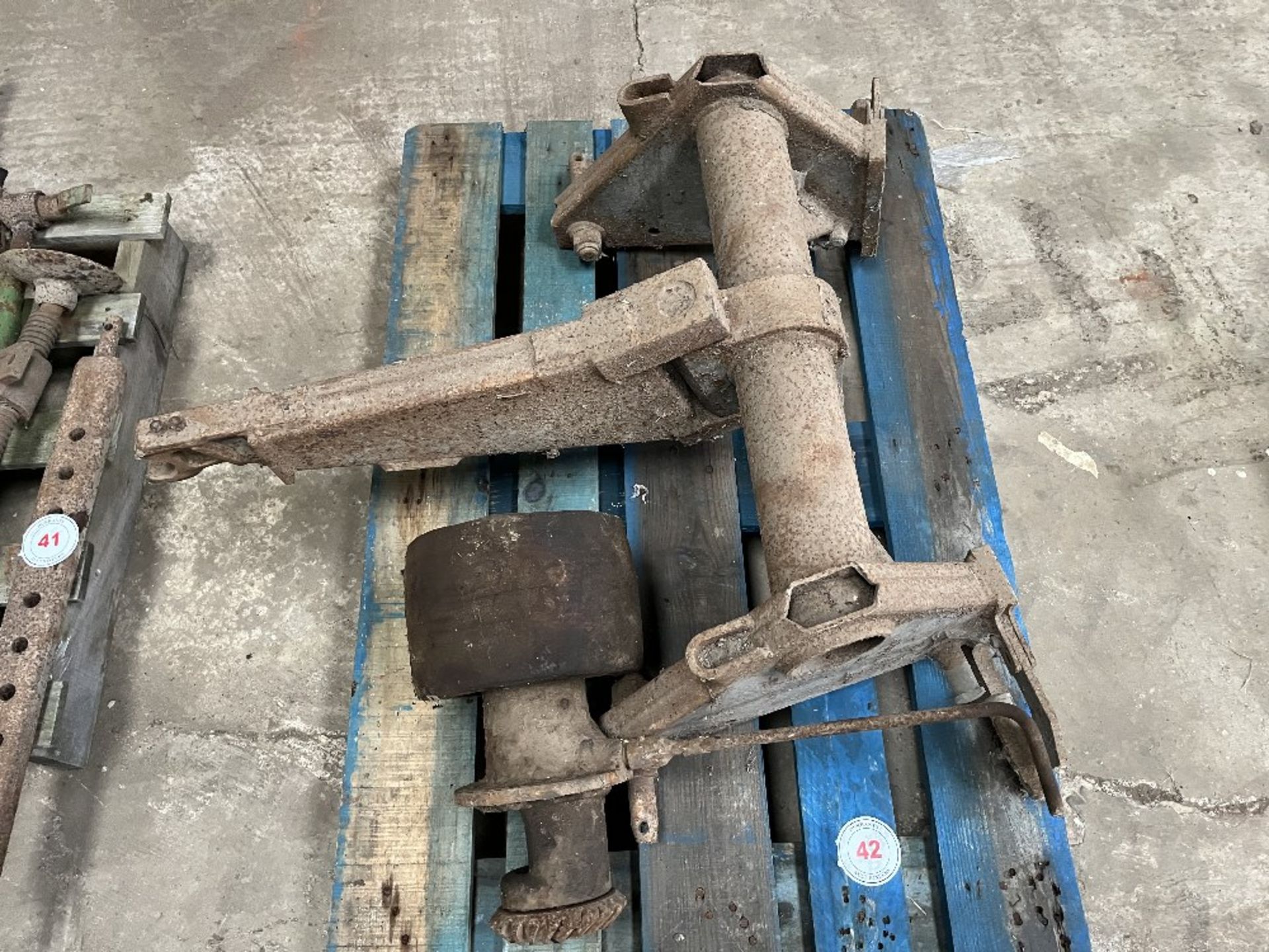 Massey Ferguson linkage and pulley drive