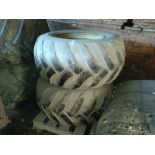 Pair Trelleborg 600/55 R 26.5 flotation