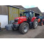 2012 Massey Ferguson 7624 Dynashift 4wd tractor, 2673 hours, 650/65 R 42 rear wheels and tyres,