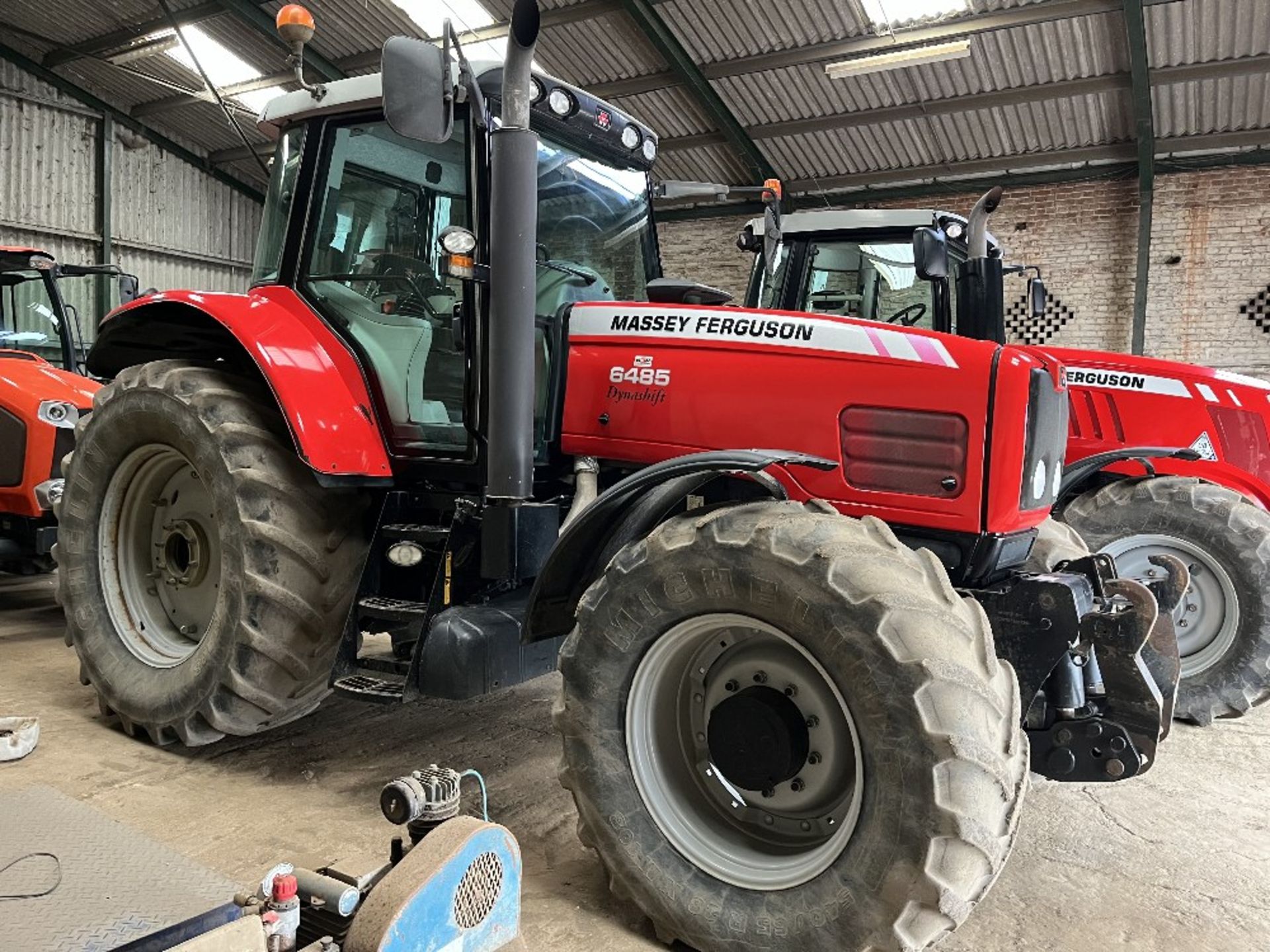 2004 Massey Ferguson 6485 Dynashift 4wd tractor, reg AU04 HUK, - Image 6 of 17