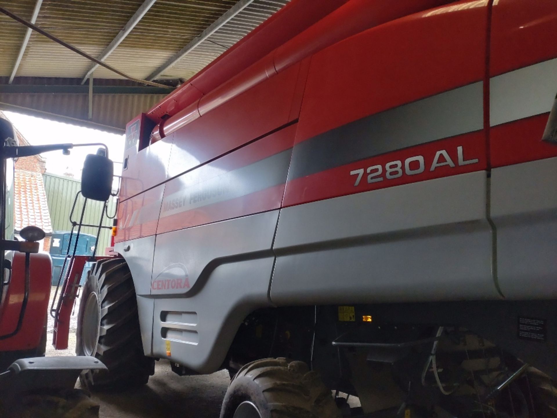 2010 Massey Ferguson Centura 7280 Combine, reg AY10 DUR, 1601 engine hours, 1293 drum hours, - Image 12 of 12