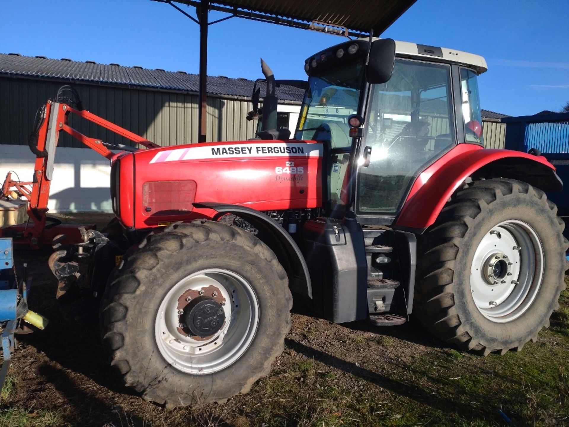 2004 Massey Ferguson 6485 Dynashift 4wd tractor, reg AU04 HUK, - Image 3 of 17