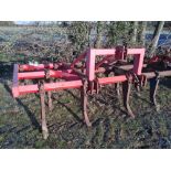 12 leg Chisel Plough 3.6m c/w depth whee