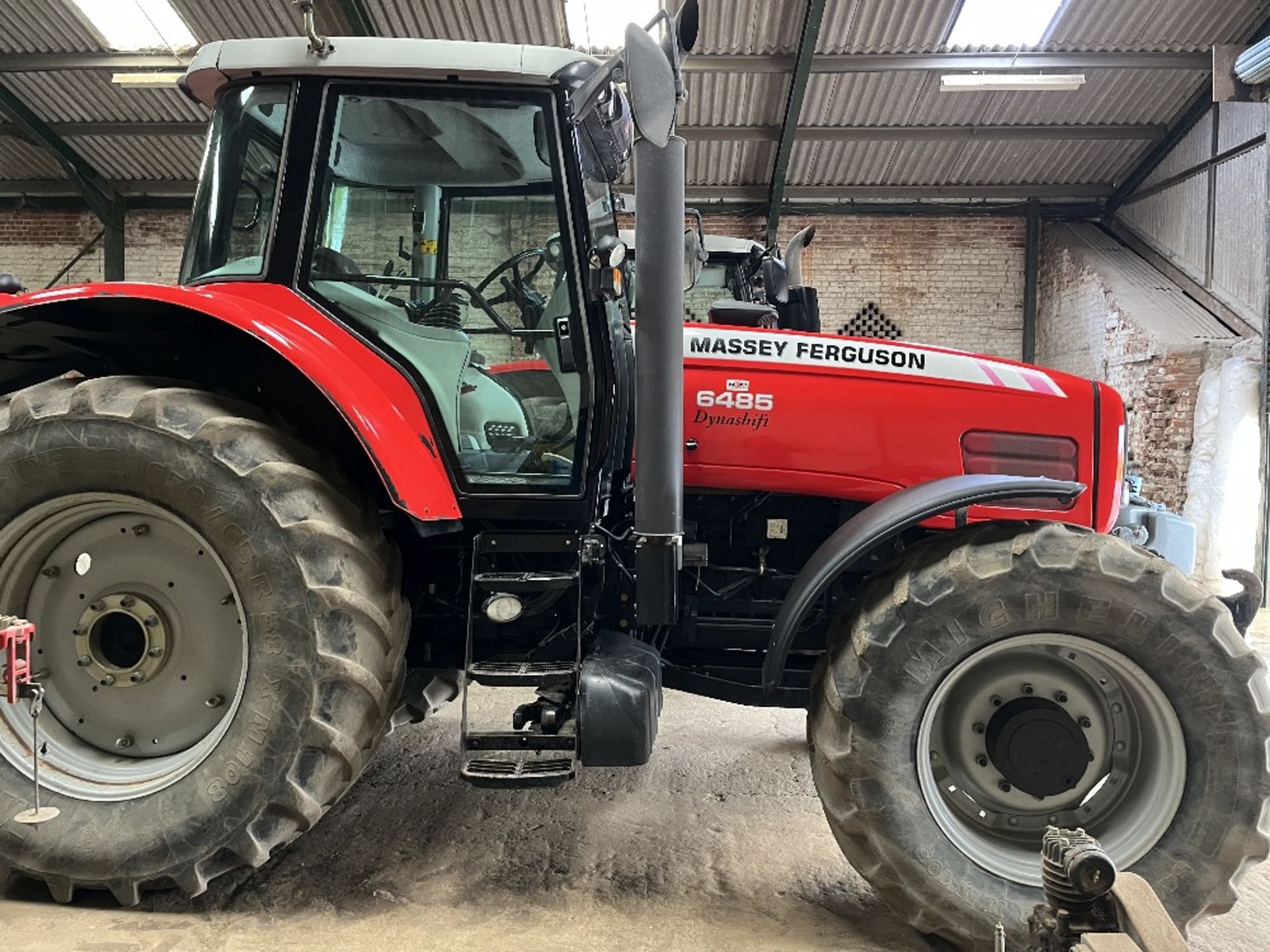 2004 Massey Ferguson 6485 Dynashift 4wd tractor, reg AU04 HUK, - Image 7 of 17