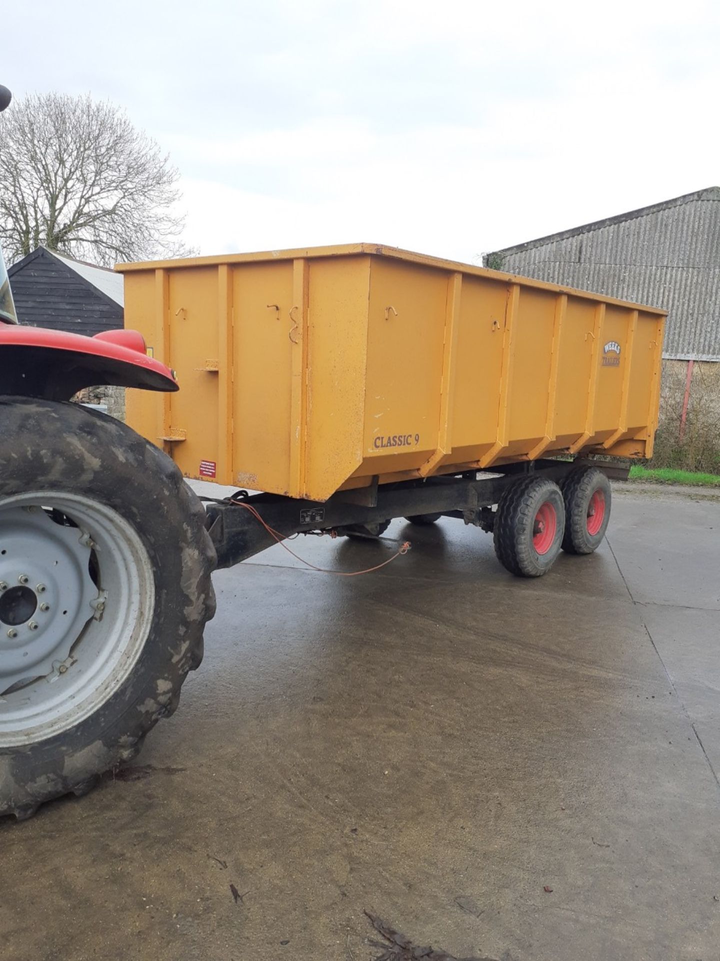 Weekes 9 tonne classic trailer, on our farm since new, - Image 2 of 5