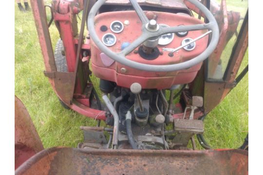 1971/2 Massey Ferguson 135 Tractor with Front End Loader, Reg: VCF 469K, 2, - Image 9 of 10