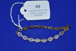 9ct Gold Chain Bracelet ~5.3g