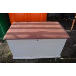 Victorian Painted Pine Blanket Box