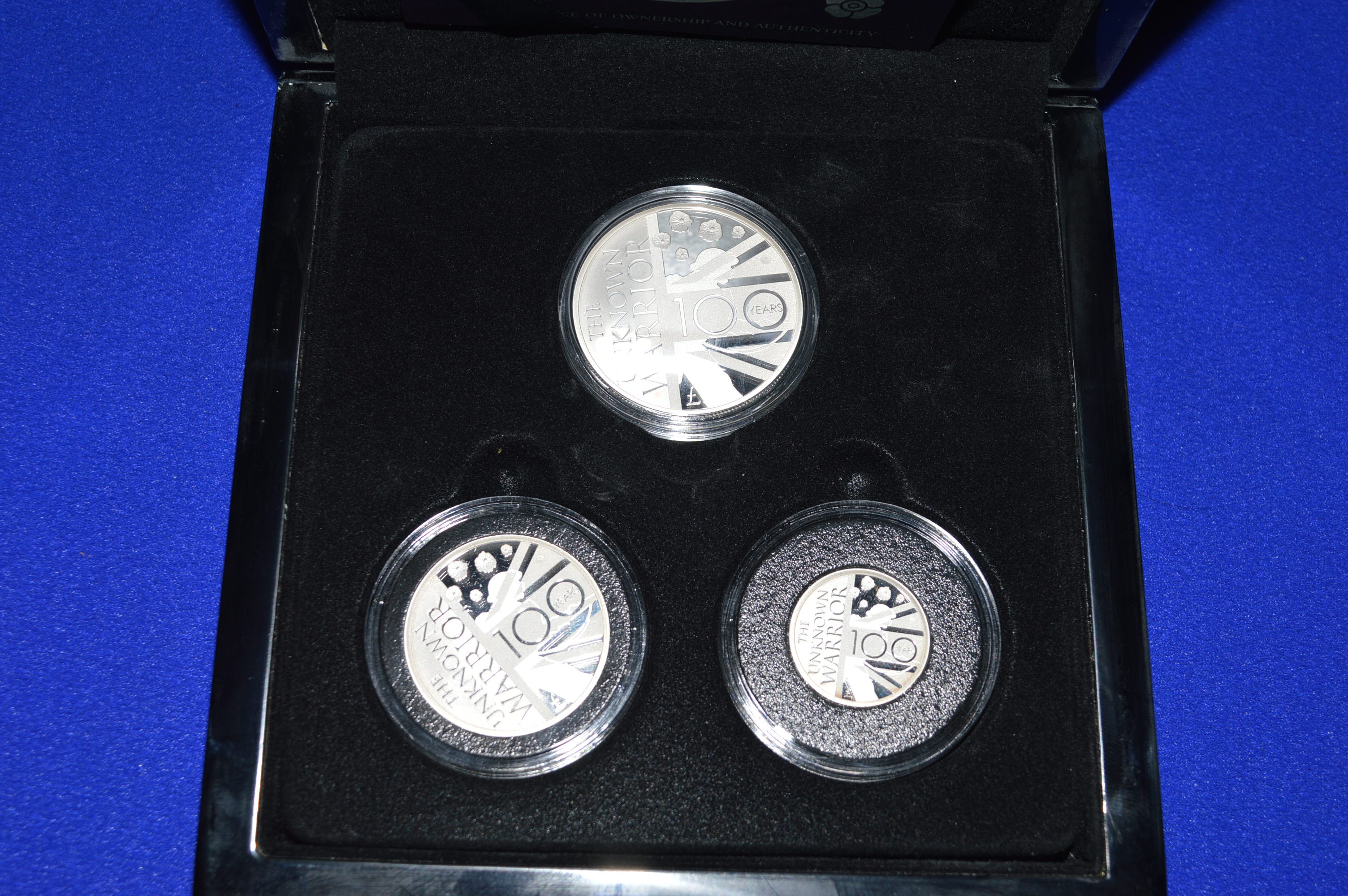 100th Anniversary of the Unknown Warrior Silver Three Coin Proof Set 2020 - Image 2 of 2