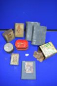 Vintage Moneyboxes, Coins, Books, etc.