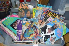 Three Ring 1970’s and 80’s American Boxing Magazines