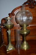 Two Oil Lamp (one electrified)